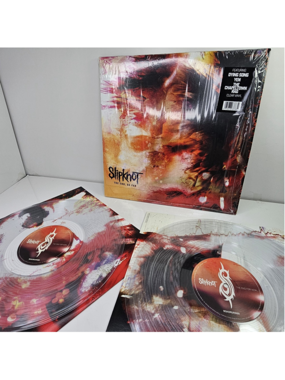 Slipknot Vinyl The End For Now (So Far) MISPRINT Clear Vinyl Recods